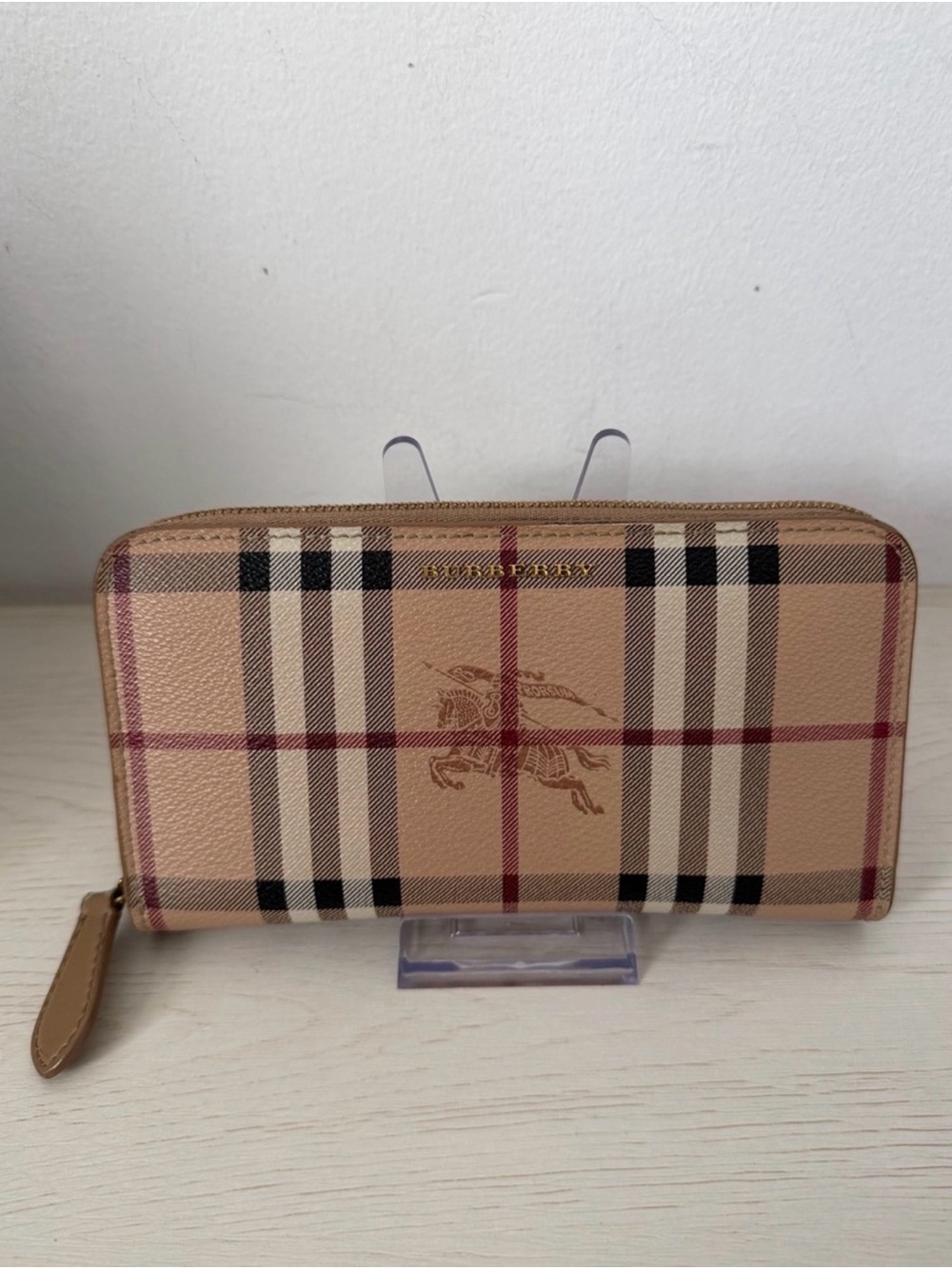 Burberry Long Nova Check Haymarket Wallet